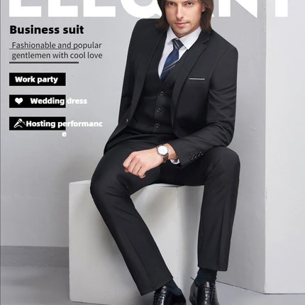 Suits For Men Wedding 2 Pieces Set Elegant Jackets Pants  Blazers Slim Fit Formal Outfit Fashion Business Classic 2025 Costume