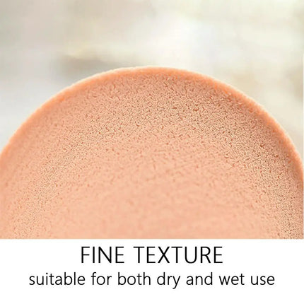Large Round Makeup Sponge, Non-Latex Cosmetic Blender for Dry & Wet Use, Professional Foundation & Powder Puff, Makeup Tool
