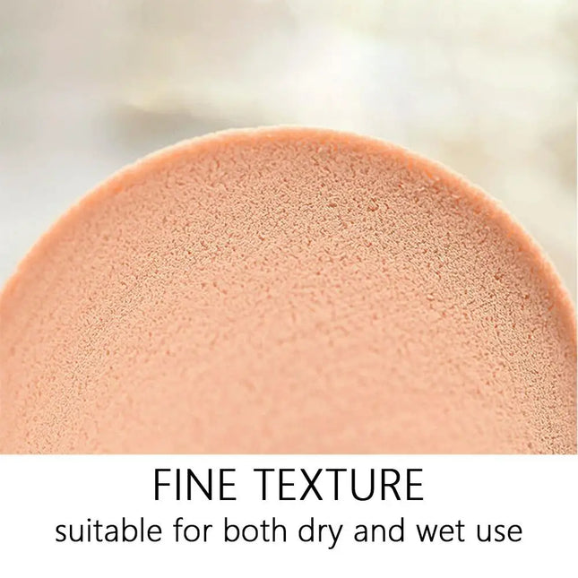 Large Round Makeup Sponge, Non-Latex Cosmetic Blender for Dry & Wet Use, Professional Foundation & Powder Puff, Makeup Tool