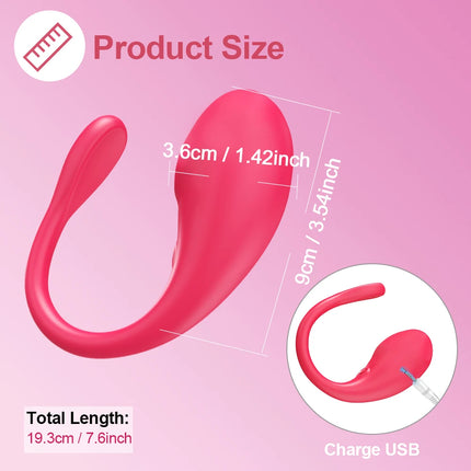 APP Control Wearable Vagina Vibrator for Women Vibrating Love Egg Panties Vibrator Female Masturbation Sex Toy for Couples Game