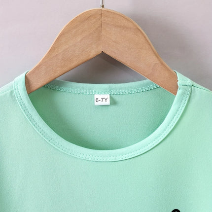 Summer Baby Boy Clothes Kid Girls Casual Sea Turtle Printed T-shirts Children Fashion Crew Neck Short Sleeve Top