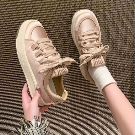 Women's Thick Soled Casual Board Shoes 2025 New Spring and Summer Sports Shoes Women's Shoes Soft Soled Comfortable Sports Shoes