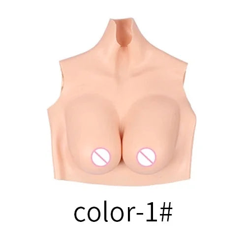 Eyung Huge Fake Breast Forms Fake Boobs Realistic Silicone for Crossdressers Drag Queen Shemale Crossdressing Breastplates Boobs