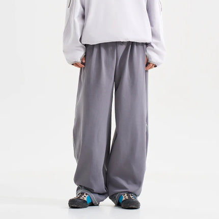Men Women Mountain Outdoor Quick Dry Wide Leg Sport Pant Sweatpants Joggers Loose Casual Cycling Hiking Baggy Pants Trousers