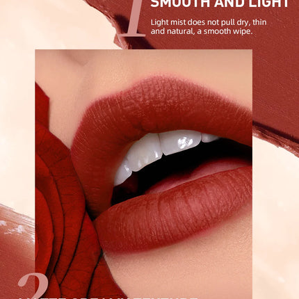 QIBEST Matte Nude Lipstick Pen Long Lasting Lipliner Lip Pencil Waterproof Lip Liner Contour Sexy Red Lip Makeup Set For Women