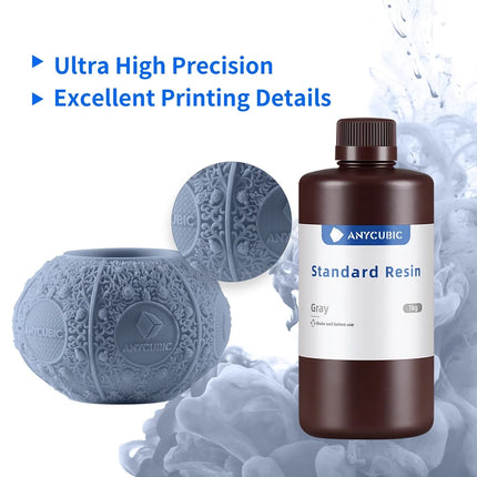 ANYCUBIC 405nm UV Resin 3D Printer High Precision Standard Resin 3D Printing DIY Figurines Materials For Photon Mono 5s Pro