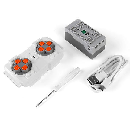 Technical Motor Power Programmable 6 Channel APP Lithium Remote Controller Building Block Power Module High Power Battery bricks