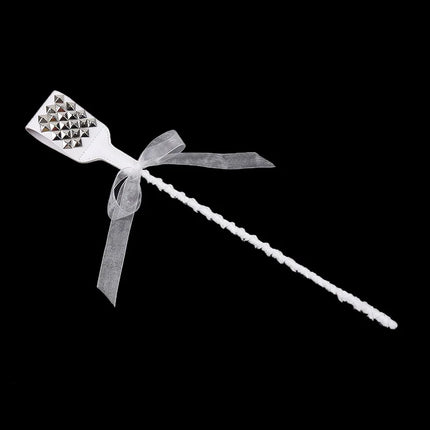 White Leather Bow-Knot Palm Clap Spanking Paddle Whips Fetish Slave Bdsm Spank Flogger Fantasy Couples Sexy Adult Games Cosplay