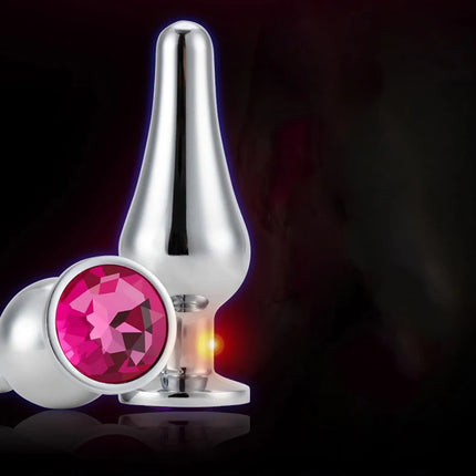 Mini Sexy Metal Wear Outside Stainless Steel Anal Plug Dilator Adult Couple Masturbator Alternative Butt Plug For Men Women Gay