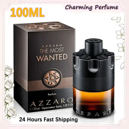 100ML Luxury Brand Perfume with notes of agarwood cedar and vanilla Long-lasting fragrance fresh and suitable for date occasions