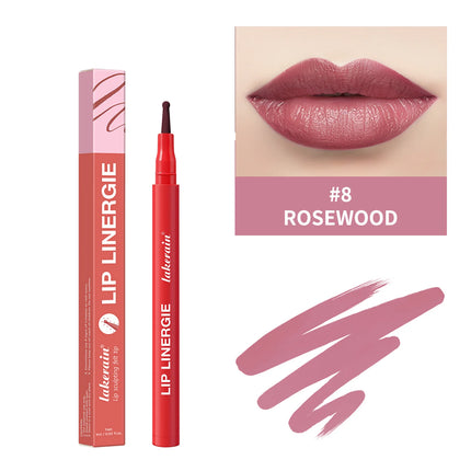 Waterproof Lip Liner Stain Lip Lingerie Long Lasting 8 Colors Transfer Proof Smudge Resistant Color No Bleed Formula Cosmetics