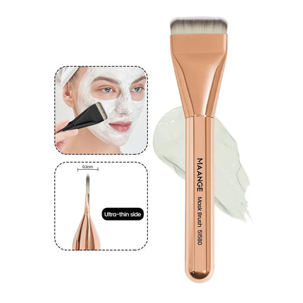 MAANGE 1PCS Facial Mask Brush Flat Head Concealer Foundation Brush Soft Face Makeup Brushes Cosmetic Makeup Tool for Mask Paint