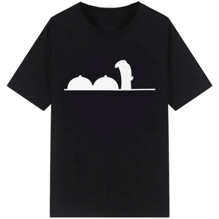 La Linea The Line Osvaldo Cavandoli TV T Shirt men Happy Fashion Women's tshirts Streetwear Tee Round Neck Casual Tops Camisetas