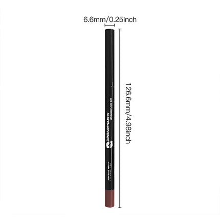 Waterproof Matte Lipliner Pencil Red Contour Tint Lipstick Long Lasting Non-stick Cup Moisturising Lips Makeup 5 Colors