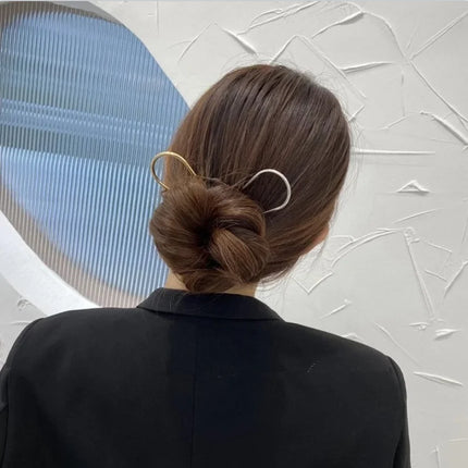 New Pearl U-shaped Tassel Hair Sticks Women's Fashion Ponytail Metal Hairpin for Girls Styling Tools Delicate Hair Accessories