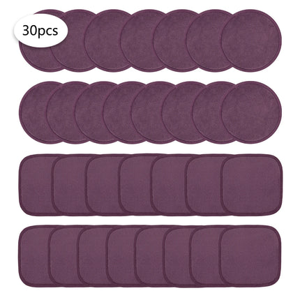 10 /20/30 Reusable Makeup Remover Pads, a Gentle Facial Cleansing Sponge Suitable for All Skin Types, Odorless, Beauty Tool
