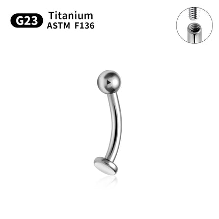 ASTM F136 Titanium 14G Belly Button Rings piercing set Nose Stud Labret Lip Stud Earring Eyebrow Body Jewelry For Women