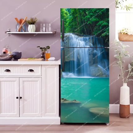 Coke Vending Machine Mural Refrigerator Door Art Mural Sticker Peel and Stick Phone Booth Coffee Wallpaper Fridge Door Decals