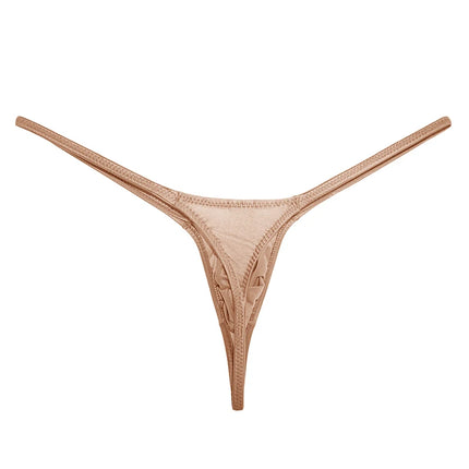 Sexy T-back Ultra-thin Solid New Hot Mens G Strings Thongs Men Penis Men's glossy thong Bikini Pouch Panties Men Underwear