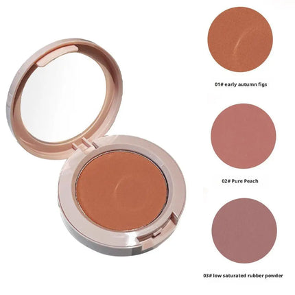 Autumn Winter Cheek Contour Natural Matte Low Saturation Nude Color Korean Cute Girl Monochrome Blush Powder Blusher Palette