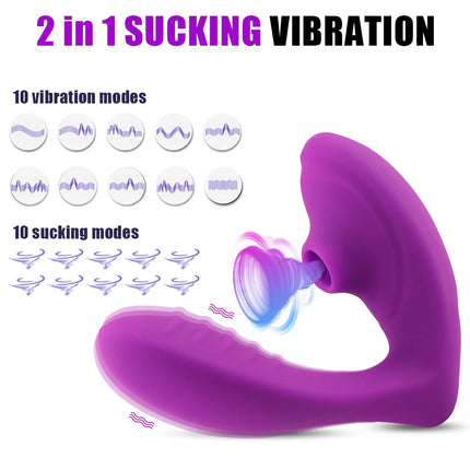 Clitoral Sucking Vibrator For Women Wearable 20 Modes G Spot Stimulator Vagina Female Masturbator Sucker Erotic Adult Sex Toys