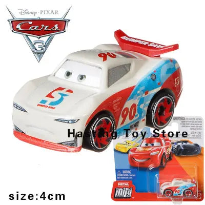 Pixar Cars Series Mini Car Set Lightning McQueen Black Storm Jackson Police Car Cruz Boy Toy Alloy Cars Gift FLG70