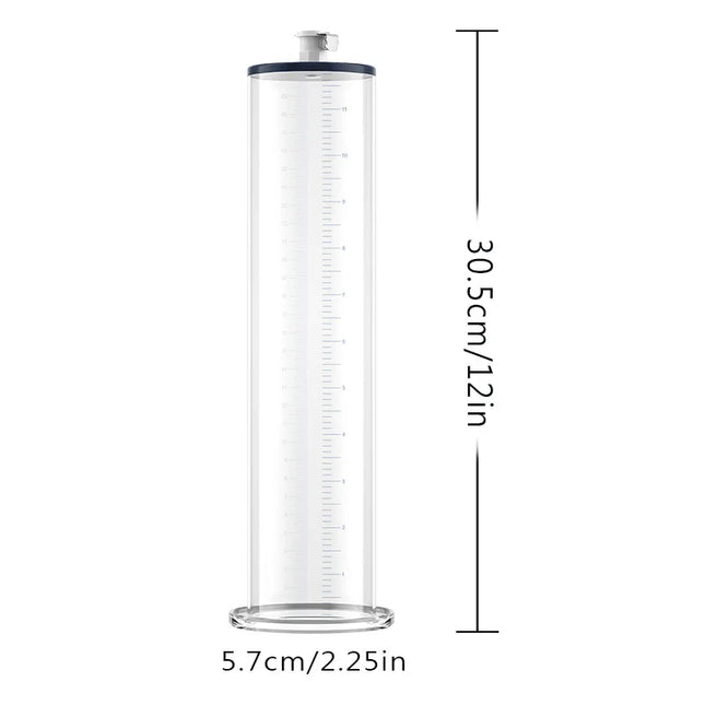 Penis Enlargement Replacement Bottle Penis Pump Cylinder Accessories for Dick Extender Enhancer Exerciser Trainer Sex Toys Men