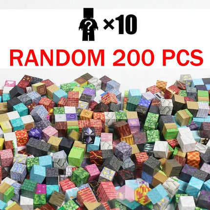 10-500PCS Magnetic Blocks Sets Building Toys Build Mine Magnet World Model STEM Montessori Sensory For Kids Christmas Gifts