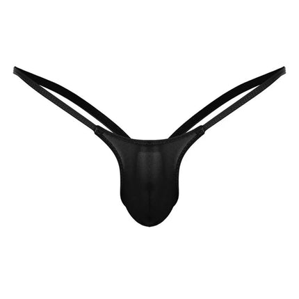 Men'S Thong Briefs Open Back Mens G-String Underpants Low Rise Underwear Sexy Lingerie Jockstrap Panties Solid Color T-Backs