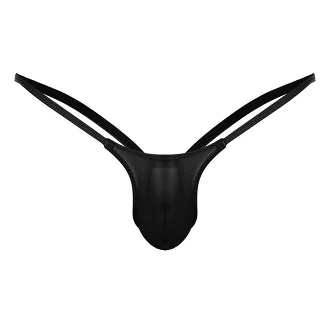 Men's Thong Briefs Open Back Men's G-String Underpants Low Rise Underwear Sexy Lingerie Jockstrap Panties Solid Color T-Backs
