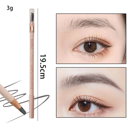 Natural Matte Eyebrow Pen Professional Wild Eye Brow Makeup Tools Waterproof Lasting Eyebrow Enhancers Double-Ended Cosmetics