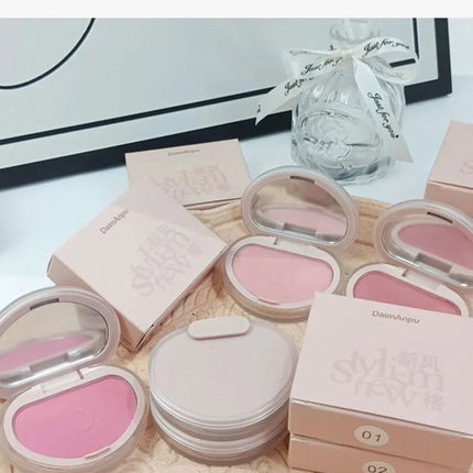 AimAnpu Monochrome Honey Powder Blusher High Gloss Natural Brightening Rouge Setting Cream
