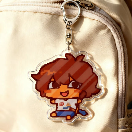 Popular Game Cartoon Chibi Keychain Accessories Bag Charms Keyrings Jewelry Fans Freinds Game Lovers Gifts