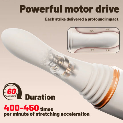 APP Control Sex Machine Thrusting Dildo Vibrator 7 Powerful Telescopic Vaginal Stimulator Soft Silicone Adult Sex Toys for Women