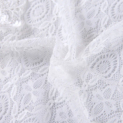 Women's Sleeveless Blouse Summer Chiffon Lace Top Clothing
