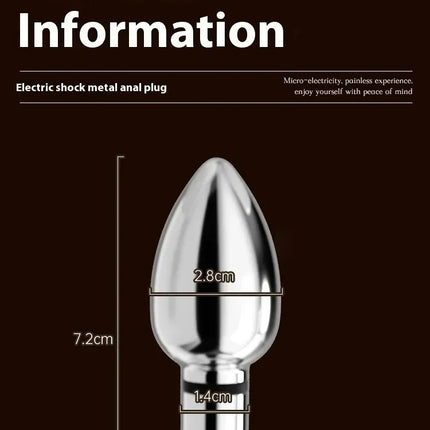 Electroshock Anal Vibrator Microcurrent Stimulation Remote Vibrating Butt Plug Prostate Massager Adult Women Men Anal Sex Toys