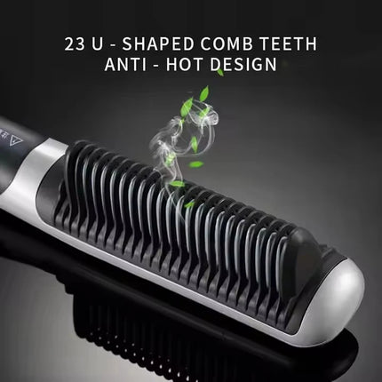 Professional Electric Hair Styling Straightening Smoothing Modeling Brush Rotating Hairbrush Hot Comb Electrical Curling Iron