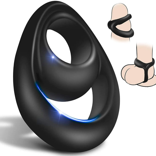 Double-ring 8-shaped Locking Precision Ring, Liquid Silicone Rubber Ring, Co-vibration Delay Ring