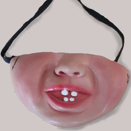 Clown Mask Cosplay Latex Props Humorous Elastic Band Horrible Scary Half Face Masks Adult Party Funny Halloween Decor Toy