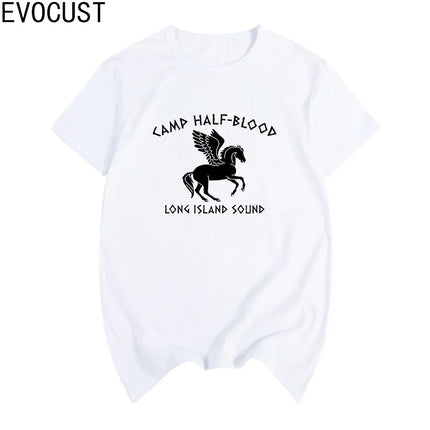 Camp Half Blood funnny parody short sleeve T-shirt Cotton Men T shirt New TEE TSHIRT Womens unisex Fashion