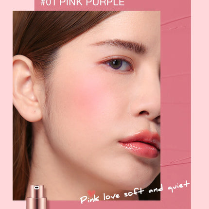 O.TWO.O Liquid Blusher 4 Colors Rose Pink Blush Long Lasting Natural Cheek Face Makeup Blusher High Pigment For Women Cosmetics