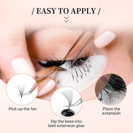 400/800 Premade Volume Fans XL Lash Fans 3D 4D 5D 6D 8D 10D 14D 20D CC curl Bouquet Eyelashes Pre made Fans Eyelash Extensions