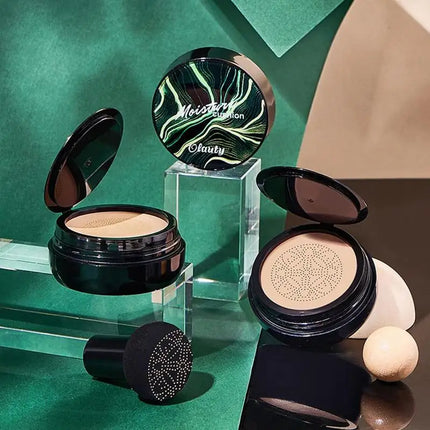 BB CC Cream  Face Foundation Concealer Cushion Mushroom Base Waterproof Brighten Makeup Brightening Tone Cosmetics Korea Make up
