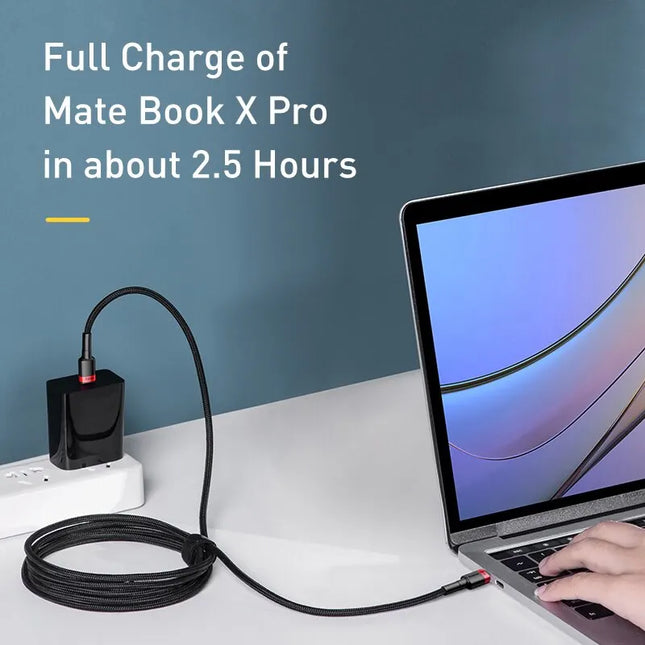 Baseus USB Type-C to USB-C Cable for iPhone 16 15 100W PD Fast Charging Charger Cord for MacBook Xiaomi Samsung Type-C Cable