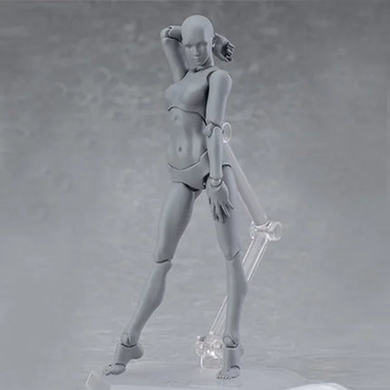 13cm Sketch Draw Male Female Movable Body Kun Body Chan Joint Pain Anime Figure Shf Action Figure Toy Model Draw Mannequin Gifts