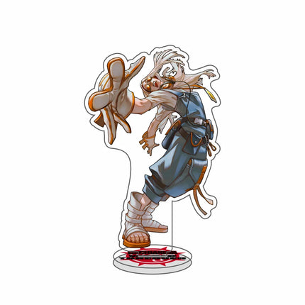 15cm GACHIAKUTA Acrylic Stand Rudo/Enjin/Zanka/Riyo Character Anime Model Stand Plate Room Decor Figure Display Gift key chain