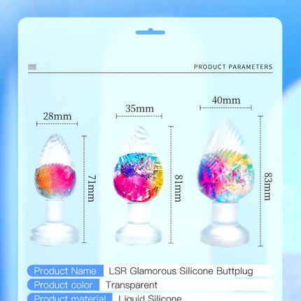 Sexy Adult Penetration-anal Toy Liquid Silicone Anal Plug Erotic Products Butt Plug Sexy Gadgets Fetish But Pluk SM Sex Toys