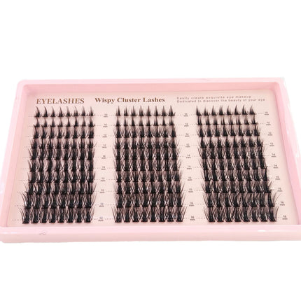 HBZGTLAD Manga Lash Clusters Wispy Fairy Fluffy Eyelash Clusters Anime Cosplay Individual Lash Extensions eyelashes