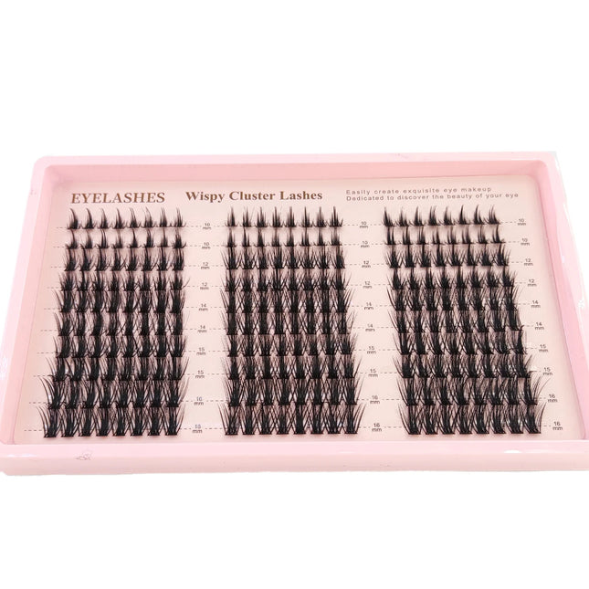 HBZGTLAD Manga Lash Clusters Wispy Fairy Fluffy Eyelash Clusters Anime Cosplay Individual Lash Extensions eyelashes