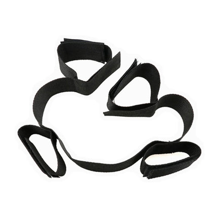 Adjustable Nylon Handcuffs Ankle Cuffs Leg Open Bondage Restraint Straps Fetish Sex Toys For Couples Adult Erotic Games